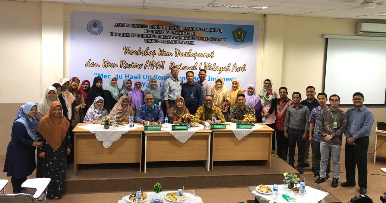 Dekan FKep Beri Sambutan Workshop Item Development dan Item Review AIPNI Regional Aceh