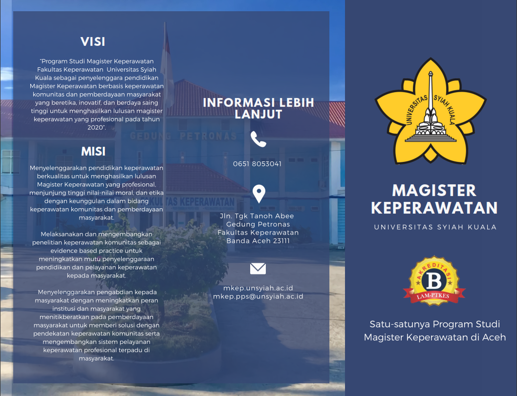 Penerimaan Program Studi Magister Keperawatan Tahun 2020