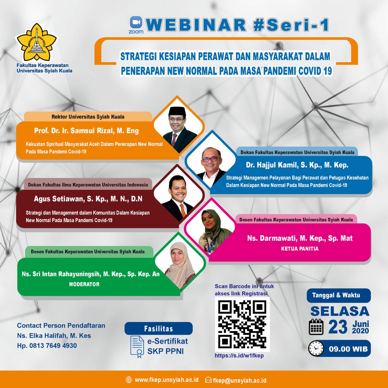 Fakultas Keperawatan Adakan Webinar tentang Covid-19