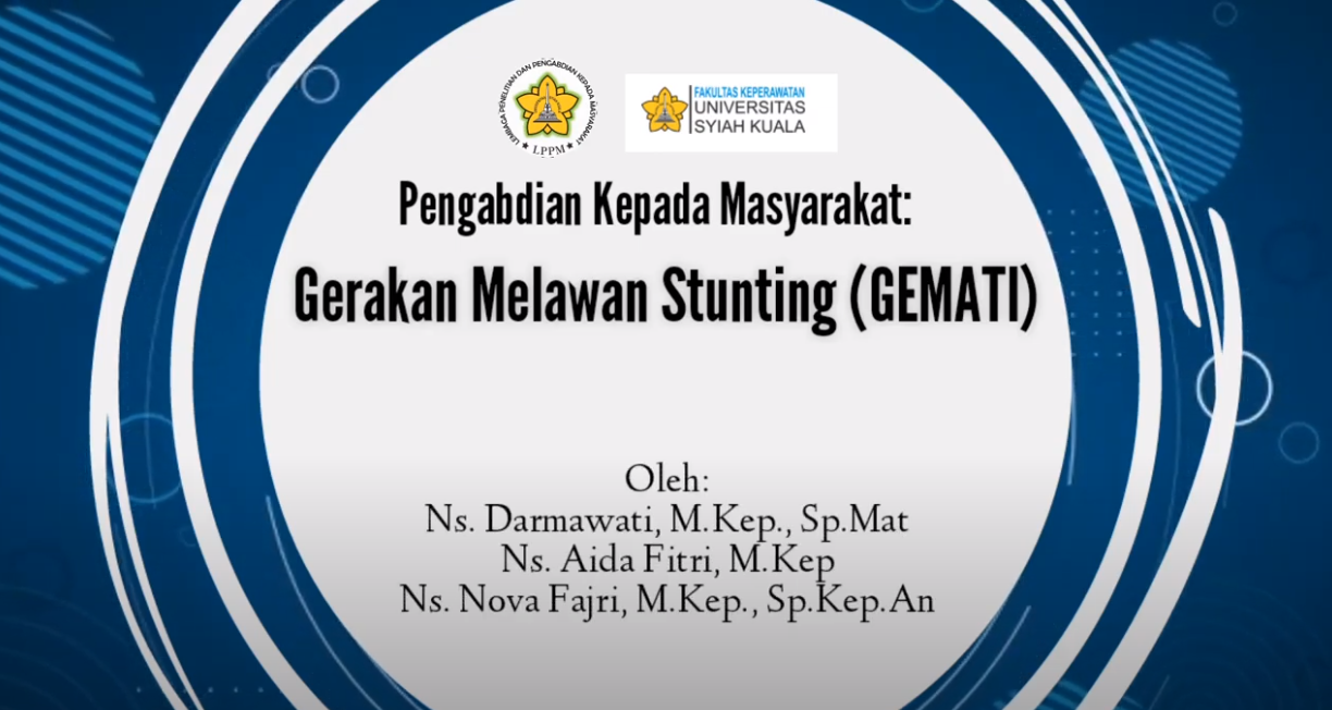 Pengabdian Kepada Masyarakat  ‘Gerakan Melawan Stunting (GEMATI)