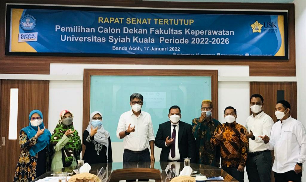 DR. TEUKU TAHLIL TERPILIH MENJADI DEKAN FAKULTAS KEPERAWATAN USK