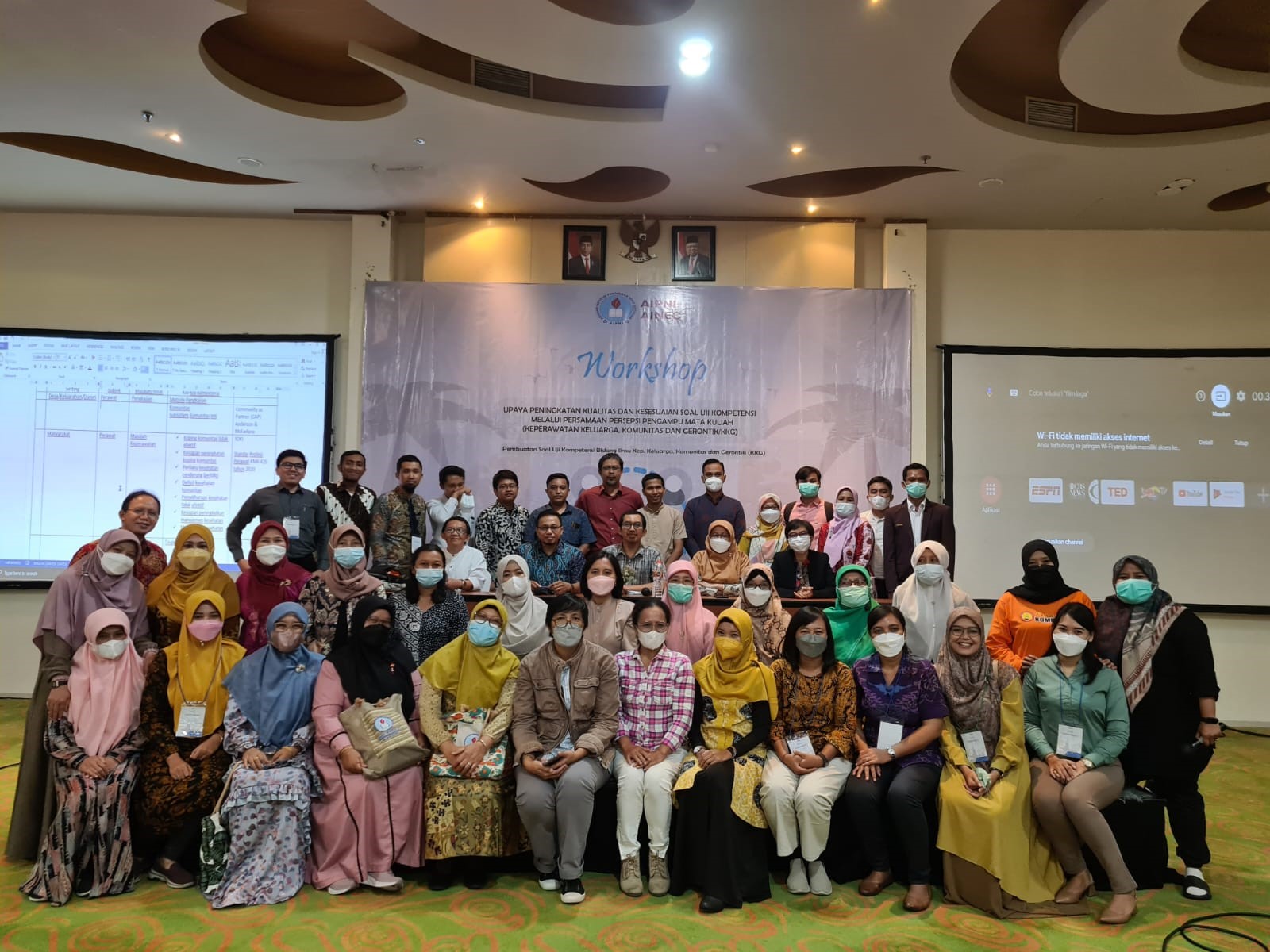 WORKSHOP IMPLEMENTASI DAN EVALUASI MATA AJAR KEPERAWATAN KELUARGA, KOMUNITAS DAN GERONTIK (KKG) BALI 19-20 JULI 2022